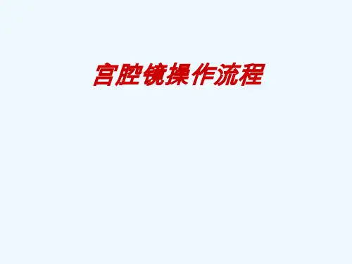 宫腔镜操作流程-PPT