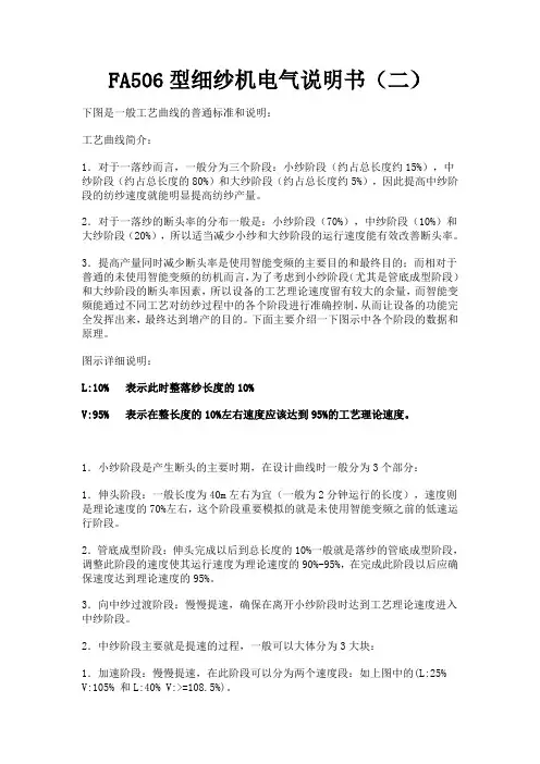 FA506型细纱机电气说明书(二)
