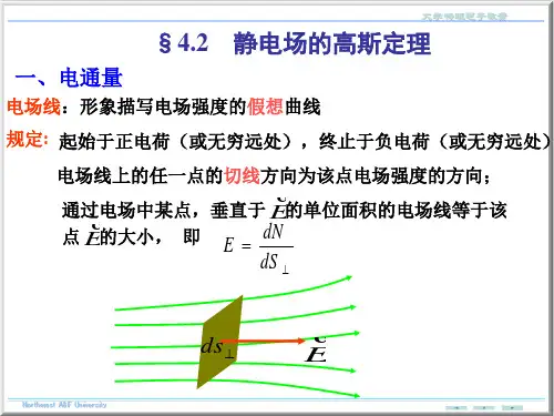 大学物理静电场的高斯定理