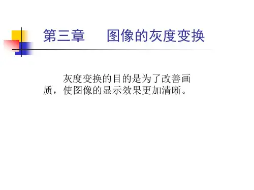 图像的灰度校正