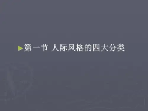 人际风格沟通技巧PPT课件