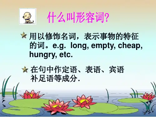 初中英语语法复习-形容词课件_PPT课件