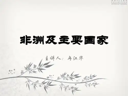 非洲及主要国家