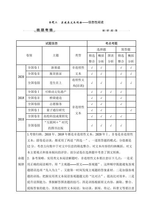 22版：第一讲 连续性文本阅读(新闻、访谈、传记、科普文)