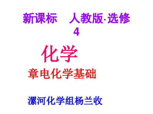 第四章电化学基础