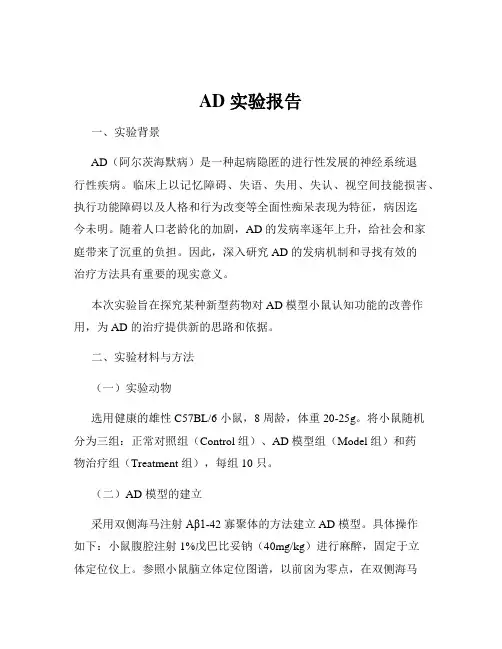 AD 实验报告