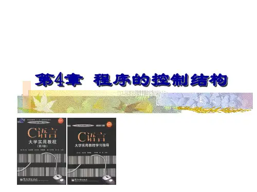 c语言第4章程序的控制结构-3PPT课件
