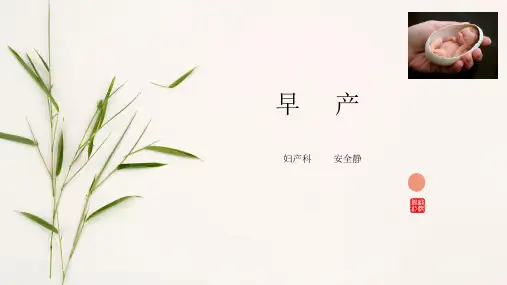 硫酸镁在早产中的应用