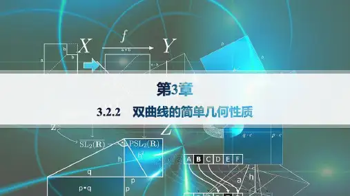 2024-2025学年高二数学选择性必修第一册(配湘教版)课件3.2.2双曲线的简单几何性质