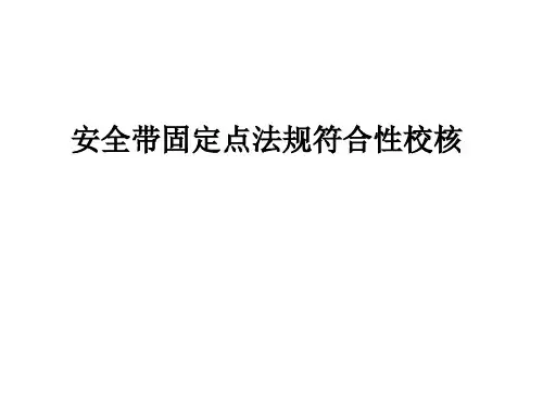 安全带固定点法规符合性校核