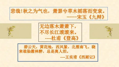 14-1《故都的秋》课件(20张PPT)2023-2024学年统编版高中语文必修上册