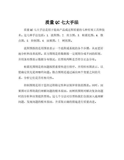 质量QC七大手法