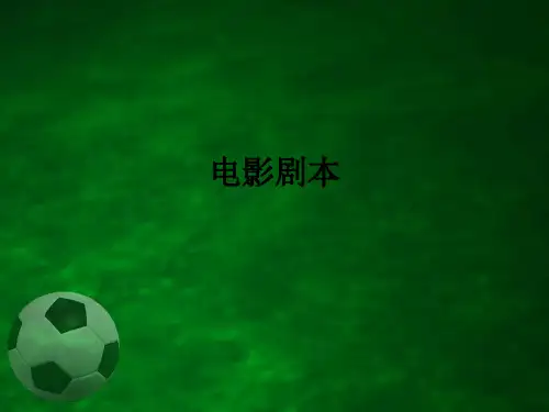 电影剧本ppt课件