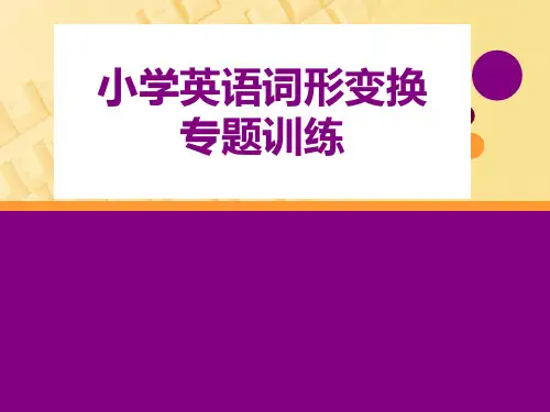 小学英语语法复习PPT课件(1)