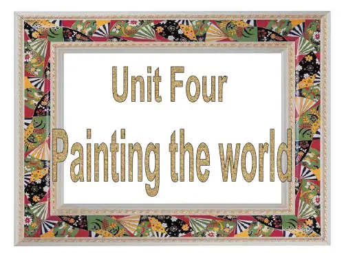 牛津上海版高中二年级第二学期Unit 4 Painting the world listening