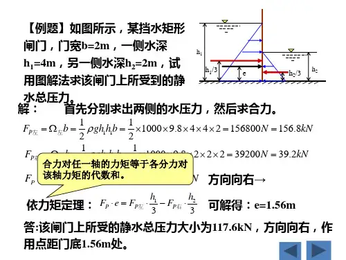 水力学大纲习题解答