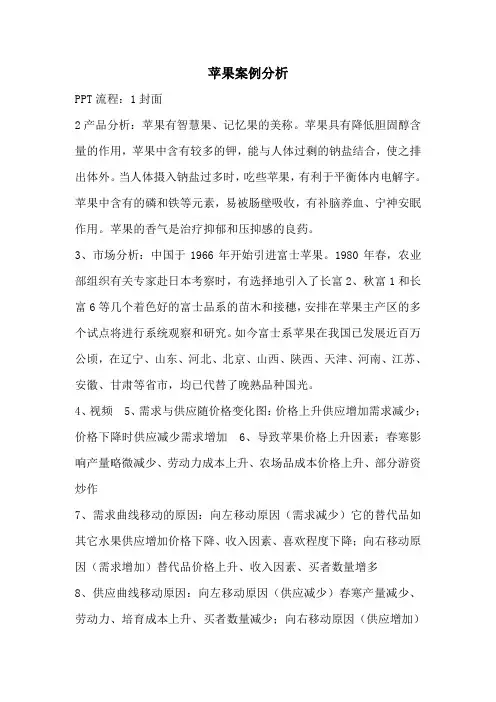 富士苹果案例分析