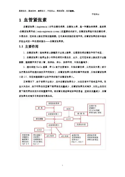血管紧张素——精选推荐