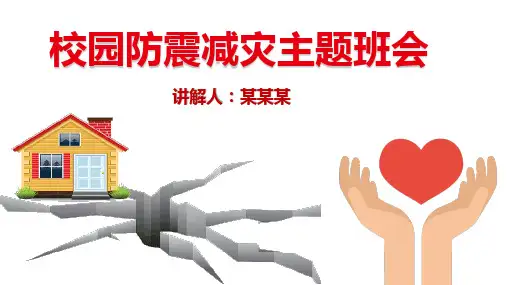 地震演习地震逃生演习PPT