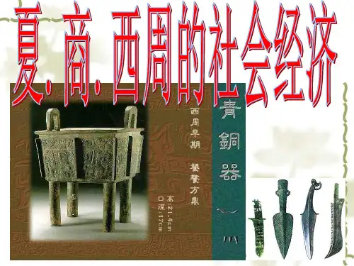 夏商西周的社会经济PPT课件