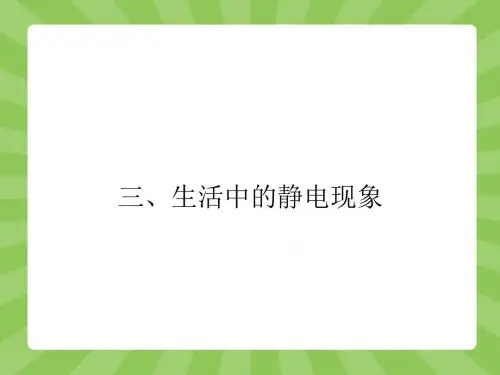 高中物理新课标版人教版生活中的静电现象(人教版选修1-1) (2)