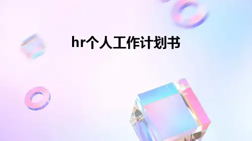 hr个人工作计划书PPT