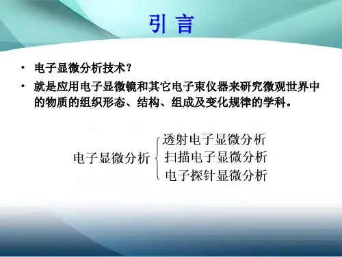 材料分析方法透射电镜的结构最全PPT资料