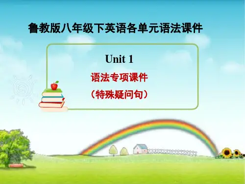 鲁教版八年级下英语各单元语法专项课件