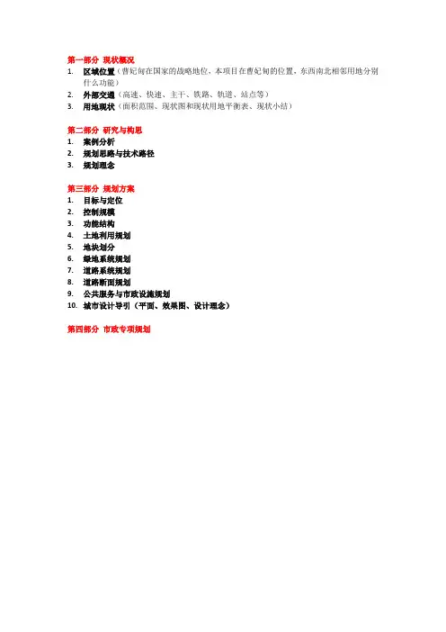 调研提纲