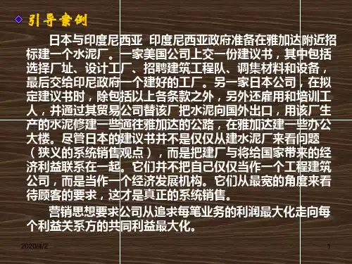 组织市场购买行为分析(1)