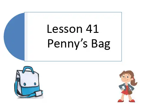 新概念英语第一册Lesson41 (共84张PPT)