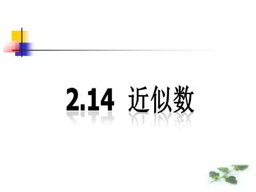 近似数