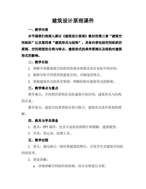 建筑设计原理课件