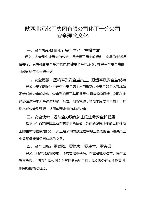 安全理念文化