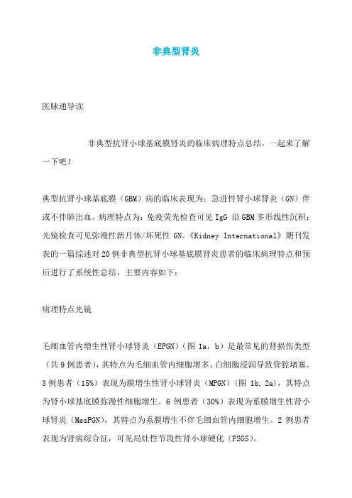 非典型肾炎
