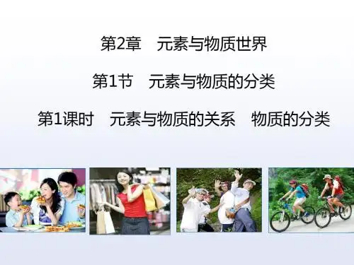 元素与物质的分类PPT课件11(4份打包) 鲁科版3