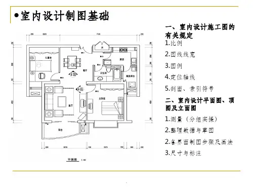 室内设计制图基础(平面、顶面、立面)
