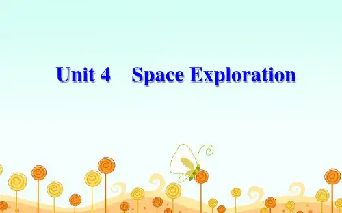 2020年新人教版必修三《Unit 4 Space Exploration》单元课件全套