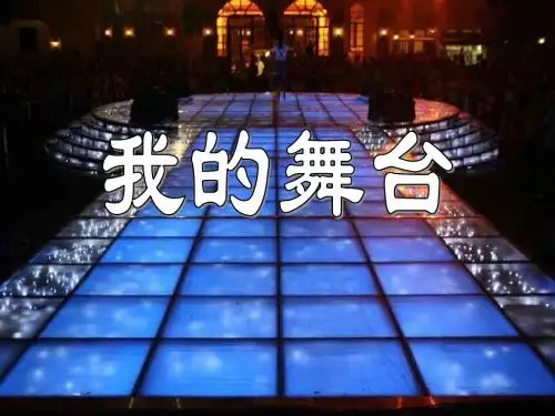 《我的舞台》PPT课件5 (共17张PPT)