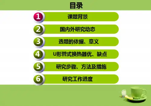 U形管式换热器ppt课件