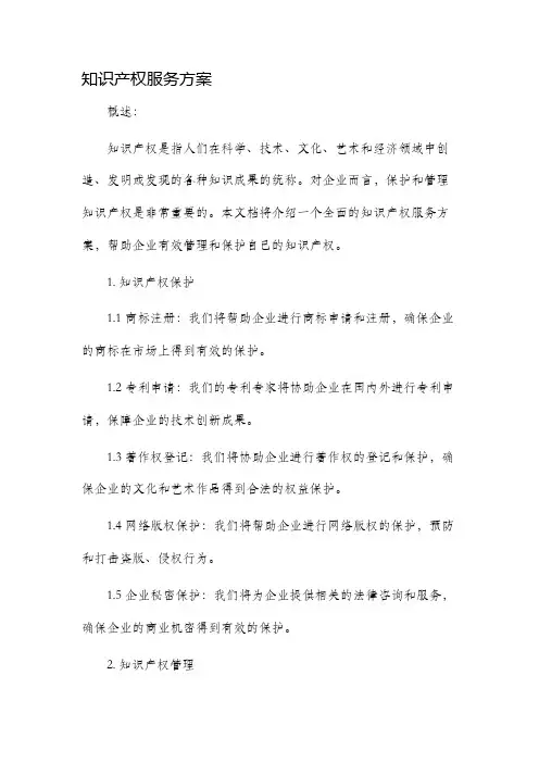 知识产权服务方案