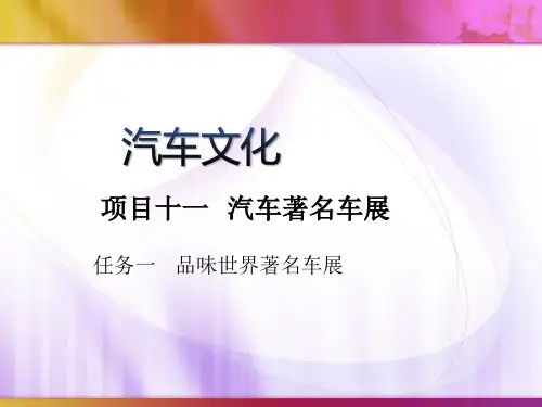 11 世界著名车展