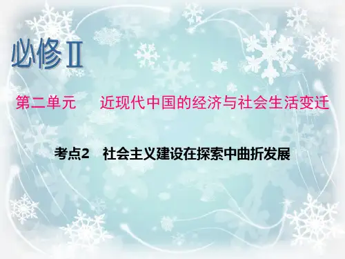 社会主义建设在探索中曲折发展PPT精品课件