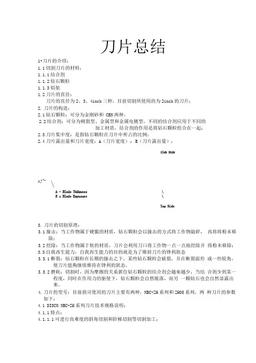 DISCONBC-ZH刀片总结