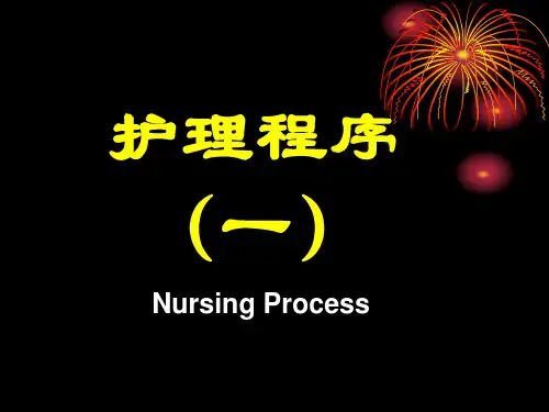 第四章护理程序(一)