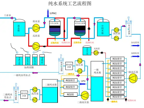 纯水系统工艺流程图