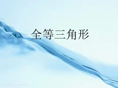 全等三角形1  公开课一等奖课件