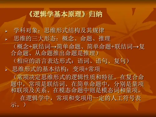 逻辑学基本原理