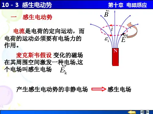 大学物理10_3 感生电动势