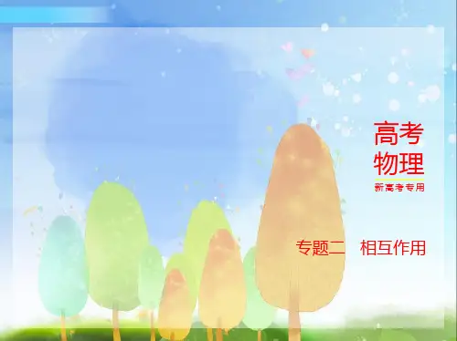 2024年新高考版物理专题二相互作用讲解部分